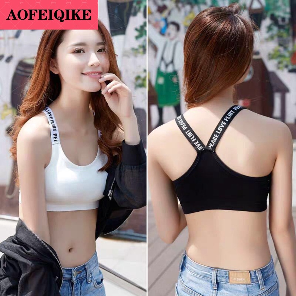 Bralette Triangle Set - 40-65Kg เซ็กซี่ Bra Top ผู้หญิงกีฬา Bras