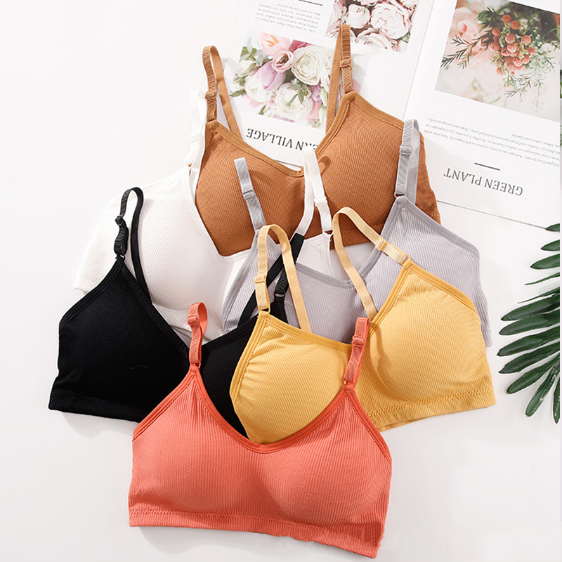 Bralette Triangle Set - บราไร้โครงสำหรับฤดูร้อน บราไร้ตะเข็บสำหรับผู้หญิง บราเซ็กซี่แบบกันกระแทก บราสำหรับเล่นกีฬา เสื้อกล้ามสำหรับนอน ชุดชั้นใน