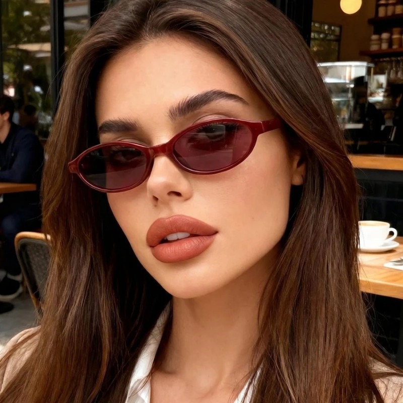 Sunglasses Cat Eye - แว่นกันแดดทรงแคทอายสไตล์เรโทรสุดเซ็กซี่สำหรับผู้หญิงผู้ชาย แบรนด์วินเทจสุดฮิต เหมาะสำหรับงานปาร์ตี้