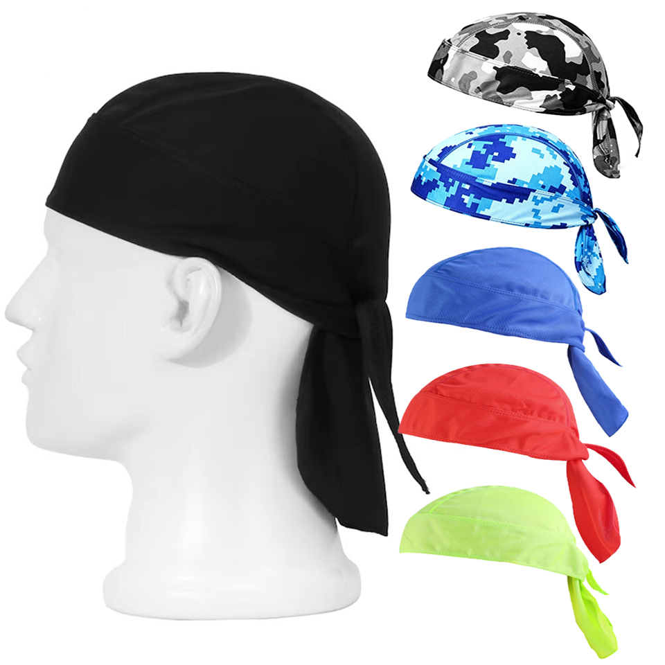 Headband Summer Knit - ผ้าคาดศีรษะสำหรับปั่นจักรยาน ซับเหงื่อ แห้งเร็ว ป้องกันแสงแดด ผ้าพันศีรษะสำหรับกีฬากลางแจ้ง ผ้าพันคอแบบสปอร์ต
