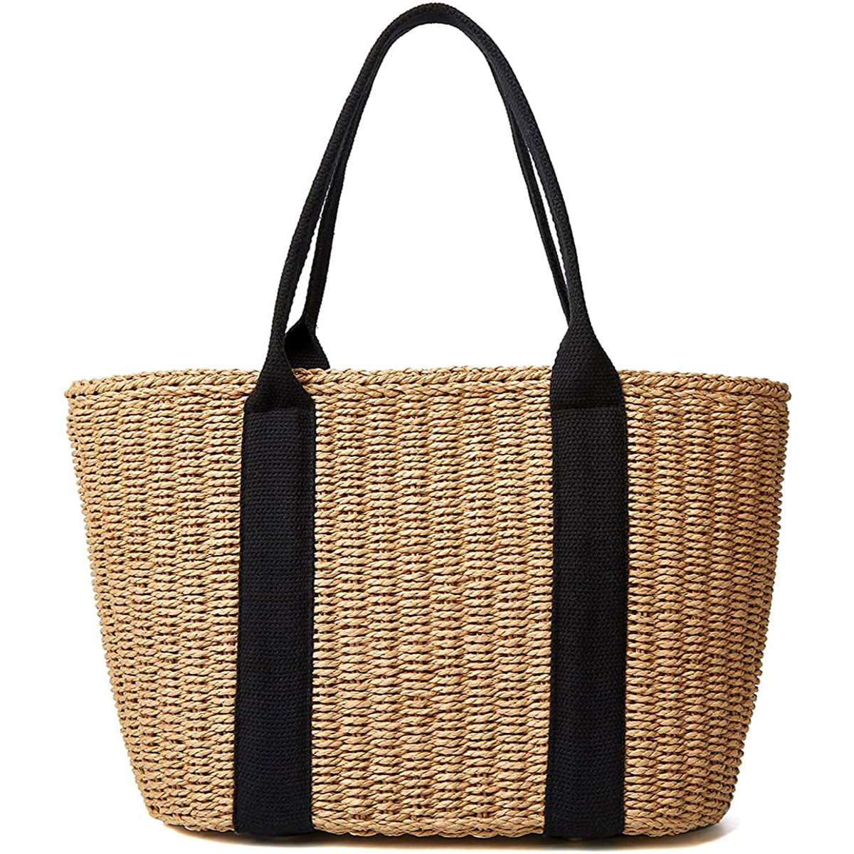 Crochet Bag Raffia - กระเป๋าฟางอินเทรนด์สำหรับผู้หญิงกระเป๋าถือจักสานหวายดีไซน์หรูกระเป๋าถือสำหรับเดินทางทำมือกระเป๋ากระเป๋าสะพายไหล่ชายหาดแบบลำลอง2023ใหม่