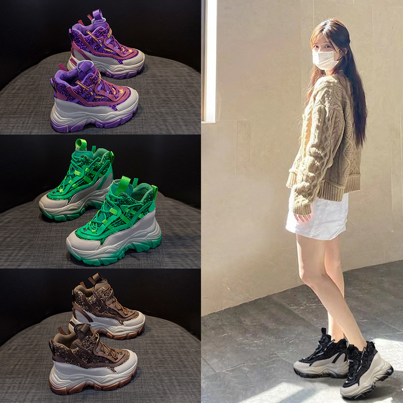 Wedge Espadrille Women - 2025 ผู้หญิง WEDGE รองเท้าผ้าใบ 8.5 ซม.Chunky