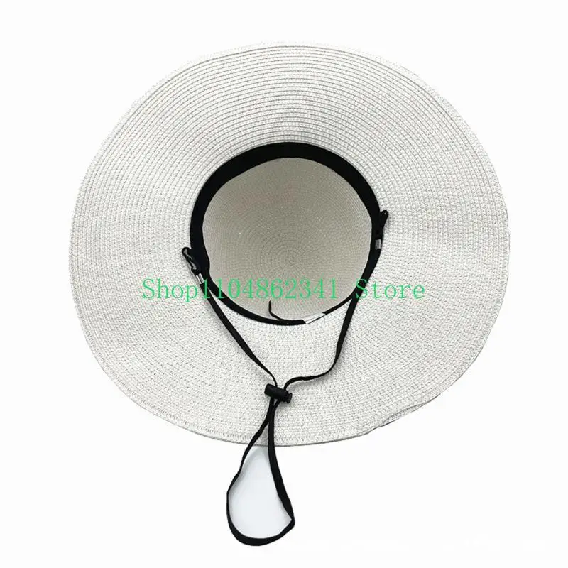 Hat Floppy Wide - 652F หมวกฟลอปปี้สตรอว์สุดหรูสำหรับผู้หญิง หมวกปีกกว้างแบบพับได้ หมวกกันแดดสำหรับผู้หญิง หมวกทรงสูงพร้อมโบว์ หมวกกันแดดสำหรับเดินทาง
