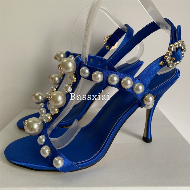 รองเท้าส้นเข็มแบบมีสายรัดข้อเท - Sandal Strappy Heeled บทวิจารณ์และราคา