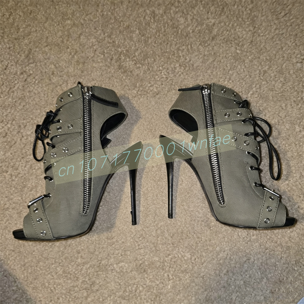 รองเท้าส้นสูงแบบสายรัดสำหรับผู - Sandal Strappy Heeled บทวิจารณ์และราคา