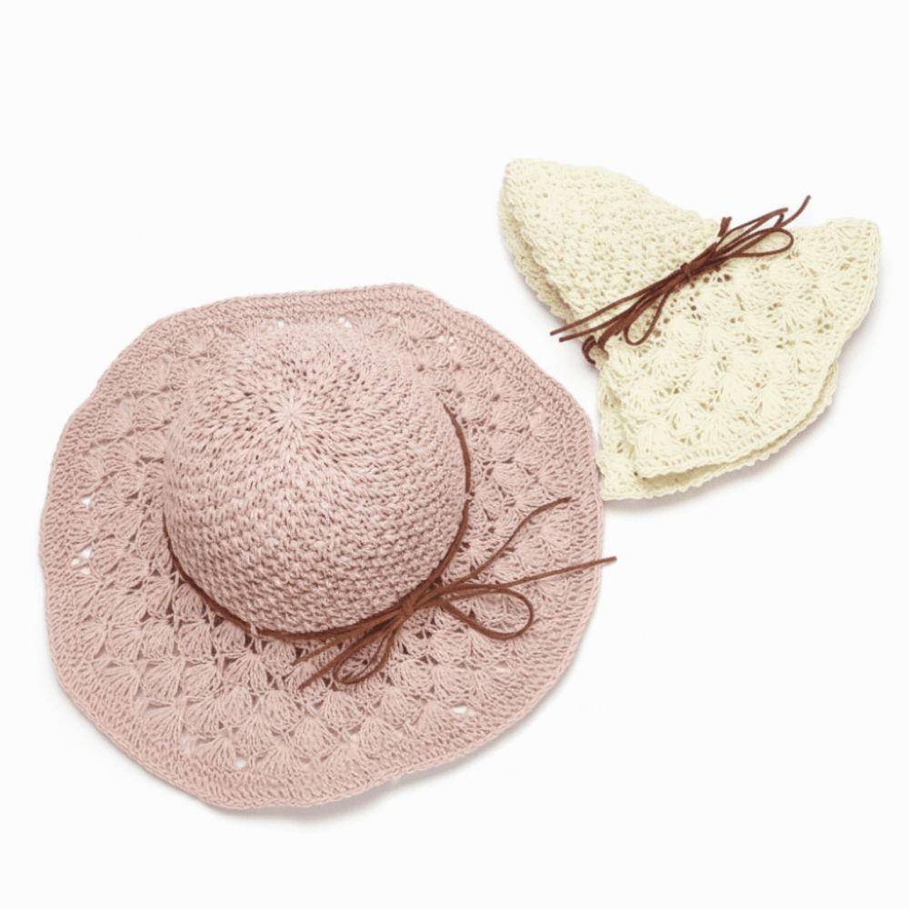 หมวกสานโครเชต์แฮนด์เมด ปีกกว้า - Hat Floppy Wide บทวิจารณ์และราคา