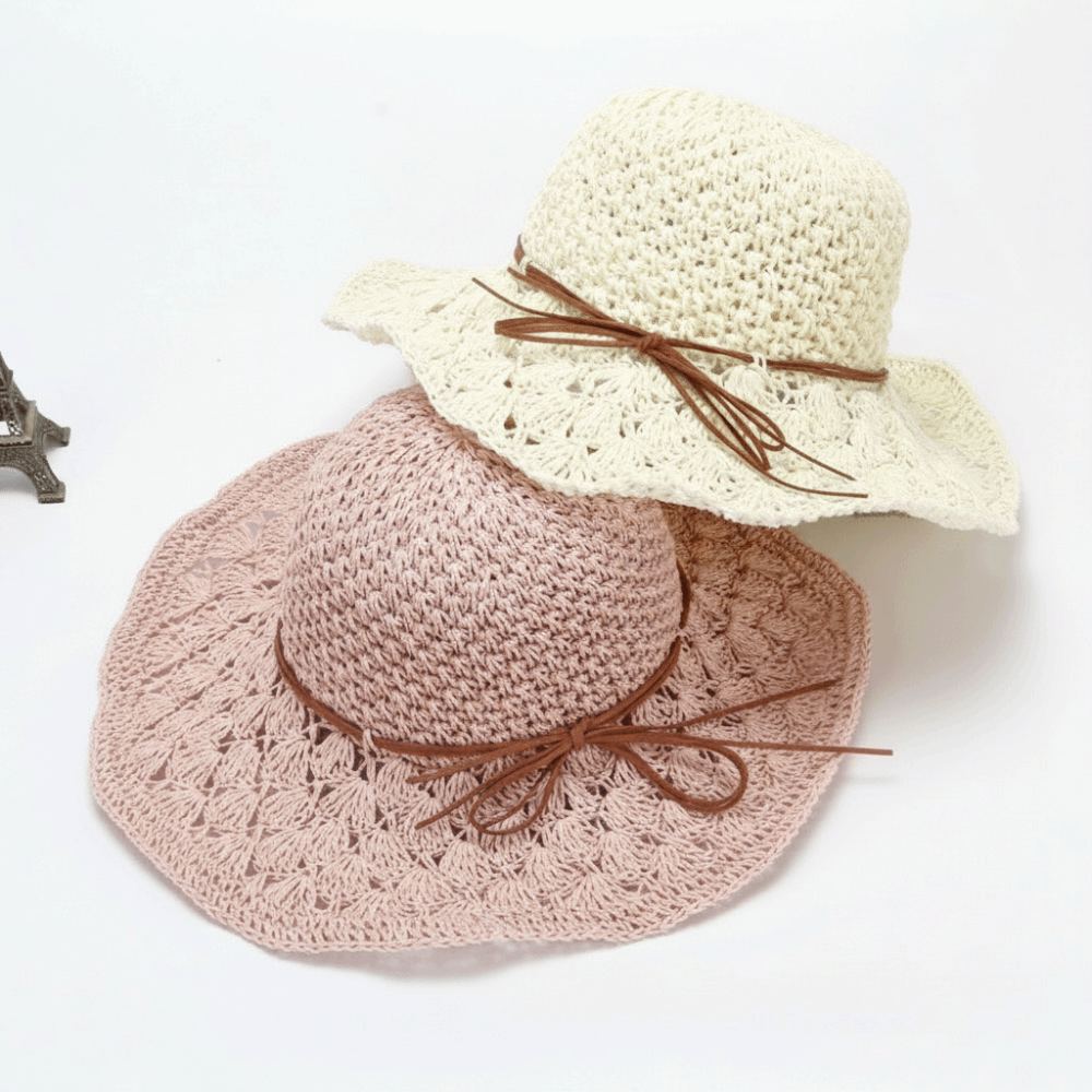 หมวกสานโครเชต์แฮนด์เมด ปีกกว้า - Hat Floppy Wide บทวิจารณ์และราคา