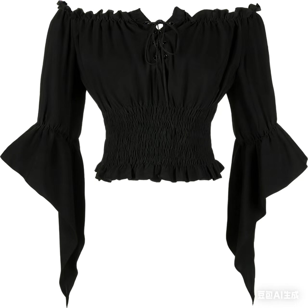 เสื้อผ้าสตรีสไตล์เรอเนซองส์ยุค - Blouse Off Shoulder บทวิจารณ์และราคา