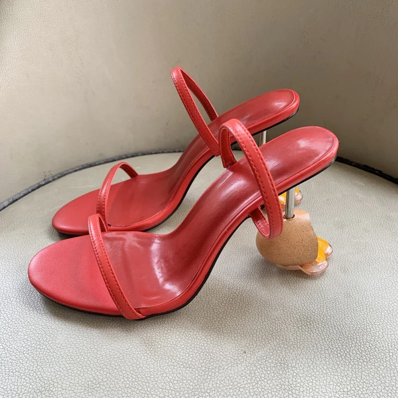 ฤดูร้อน Strappy รองเท้าแตะเปิด - Sandal Strappy Heeled บทวิจารณ์และราคา