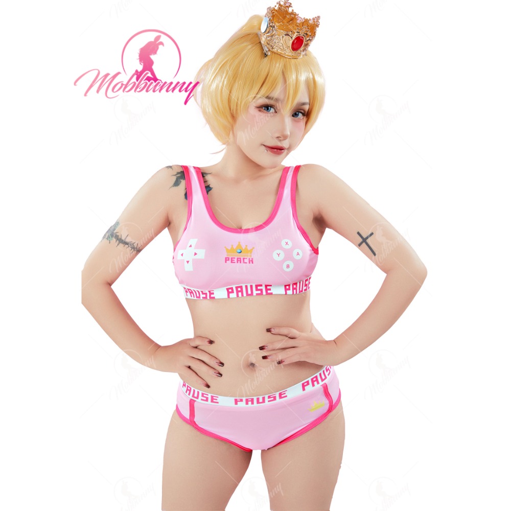 Mobbunny เสื้อกล้ามกีฬารุ่นพีช - Bralette Triangle Set บทวิจารณ์และราคา