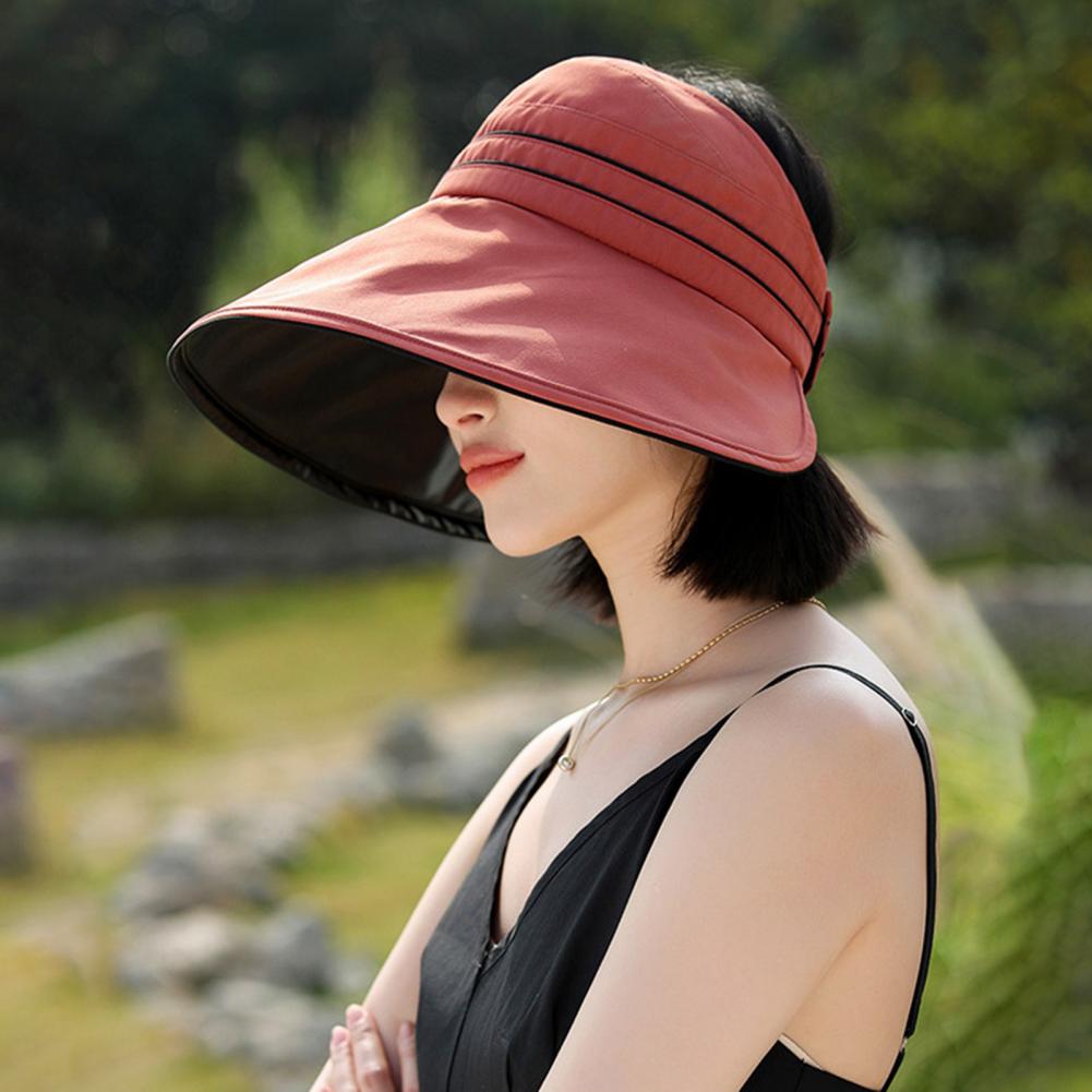 หมวกกันแดดสำหรับผู้หญิงพร้อมรู - Hat Floppy Wide บทวิจารณ์และราคา