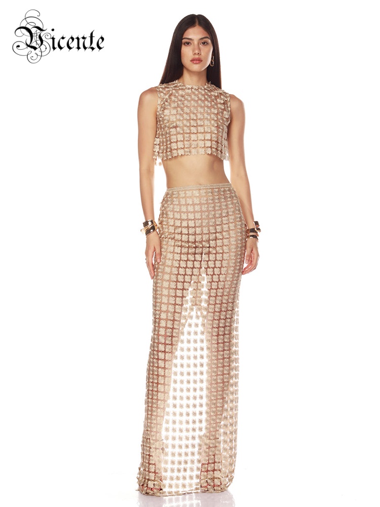 VC Stylish Beige เสื้อครอปแขนก - Crop Top Crochet บทวิจารณ์และราคา