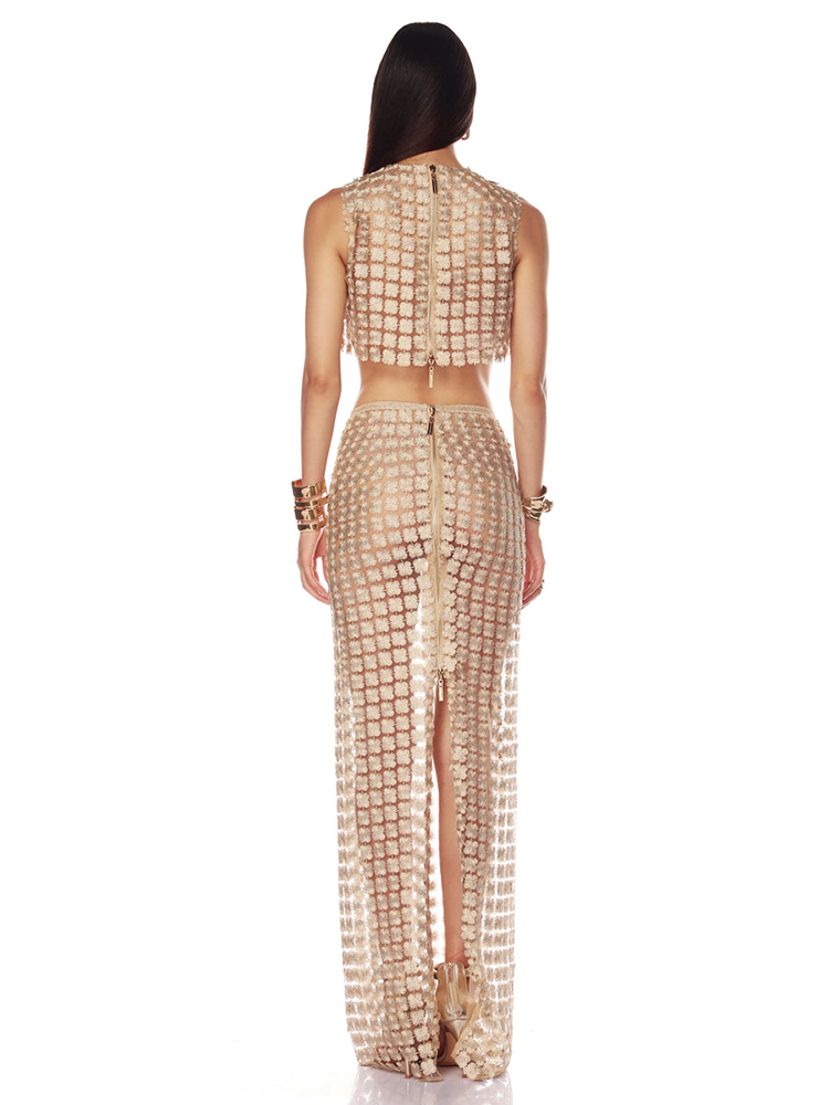 VC Stylish Beige เสื้อครอปแขนก - Crop Top Crochet บทวิจารณ์และราคา