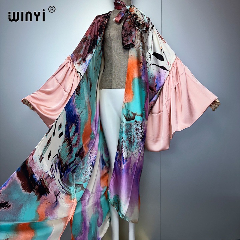 WINYI ฤดูร้อนชุดกิโมโนปาร์ตี้ช - Cover Up Kaftan บทวิจารณ์และราคา