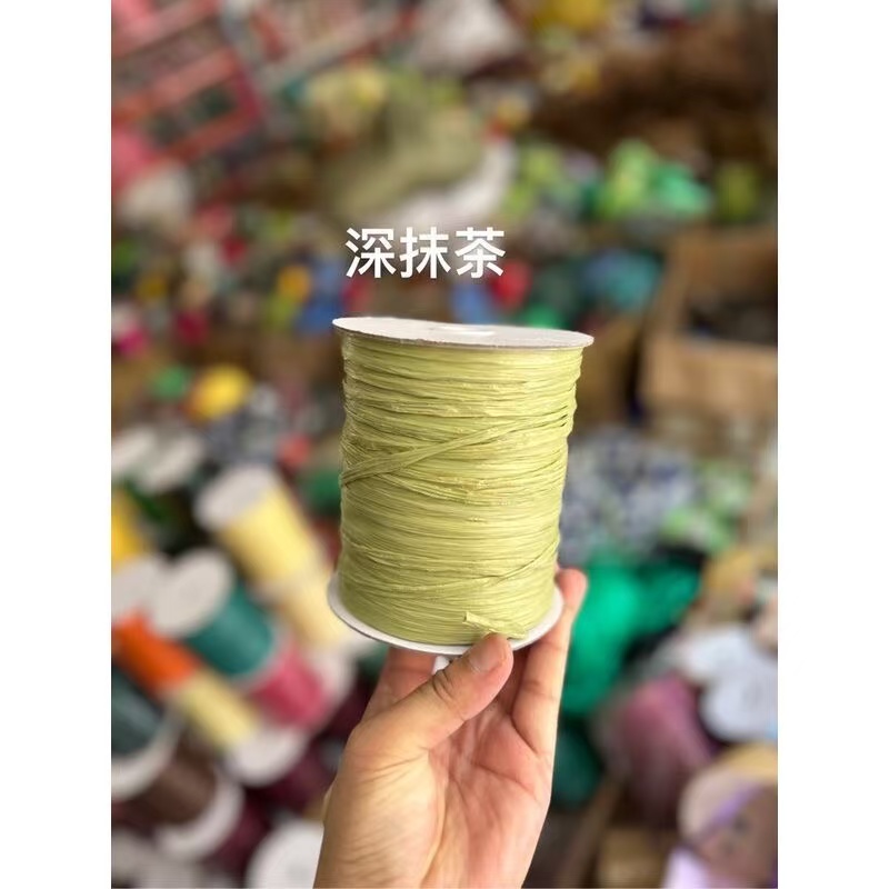 120g/ม้วน Matte Raffia Grass โ - Crochet Bag Raffia บทวิจารณ์และราคา