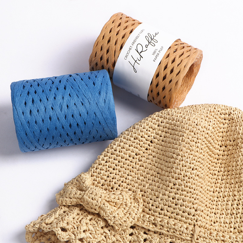 150M ธรรมชาติ Raffia ฟางเส้นด้ - Crochet Bag Raffia บทวิจารณ์และราคา