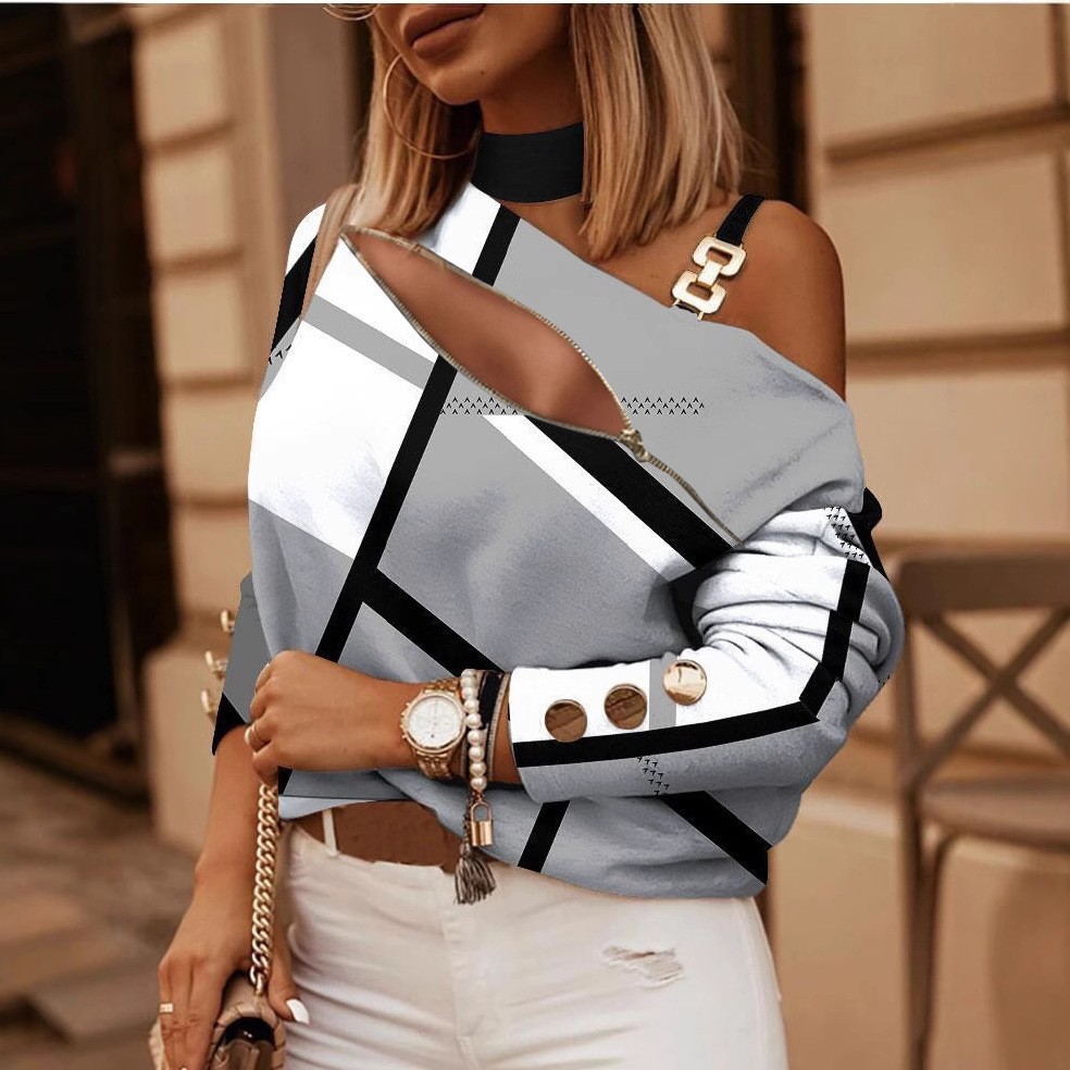 เสื้อเบลาส์เปิดไหล่สำหรับผู้หญ - Blouse Off Shoulder บทวิจารณ์และราคา