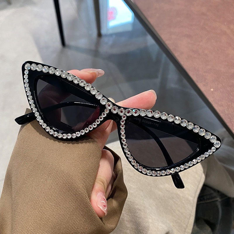 วินเทจหรูหราแมวตาแว่นกันแดดผู้ - Sunglasses Cat Eye บทวิจารณ์และราคา