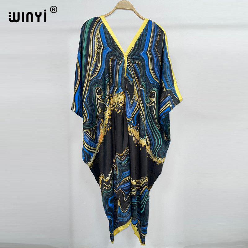 WINYI 2023ใหม่แฟชั่นโบฮีเมียพิ - Cover Up Kaftan บทวิจารณ์และราคา