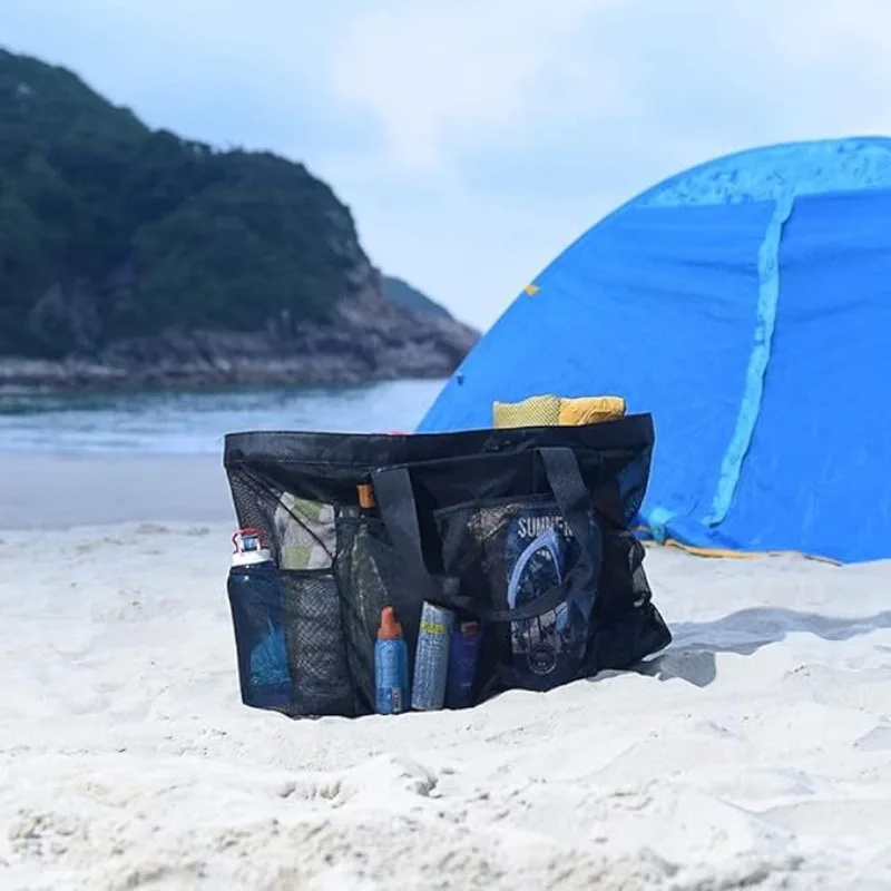กระเป๋าชายหาดตาข่ายขนาดใหญ่รุ่ - Tote Bag Beach บทวิจารณ์และราคา