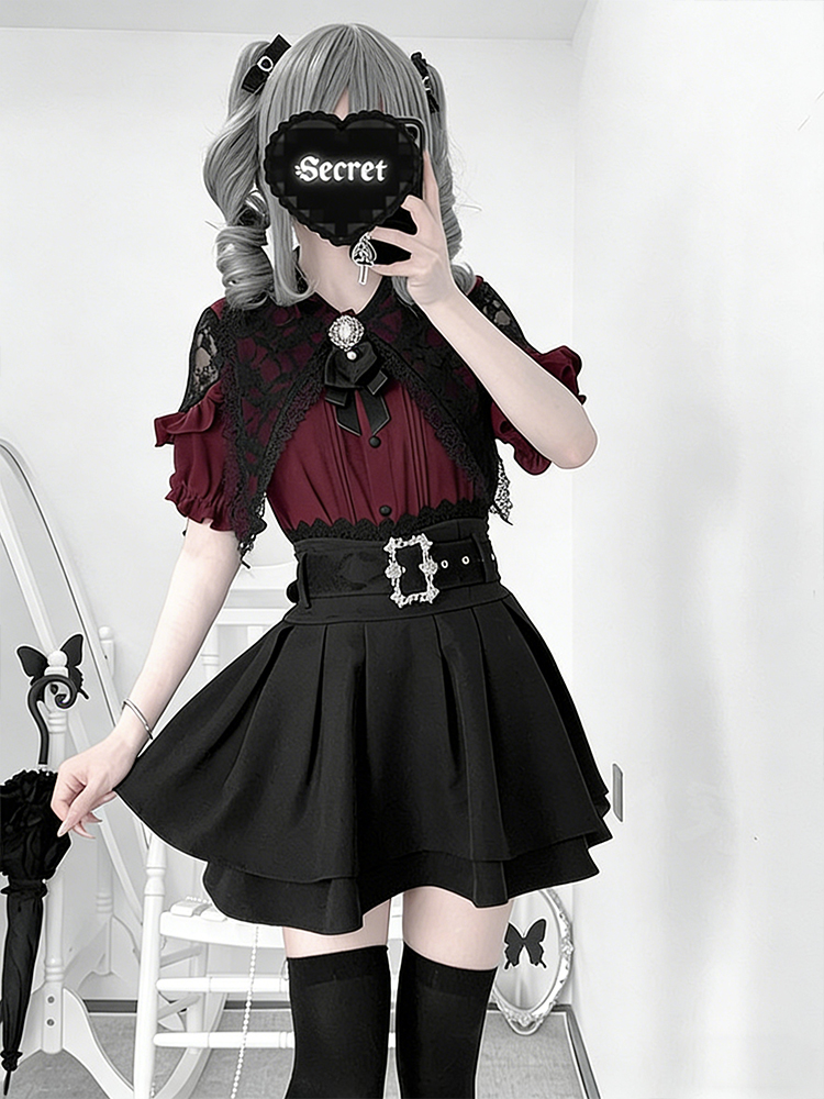 เสื้อสไตล์โกธิคเปิดไหล่และกระโ - Blouse Off Shoulder บทวิจารณ์และราคา