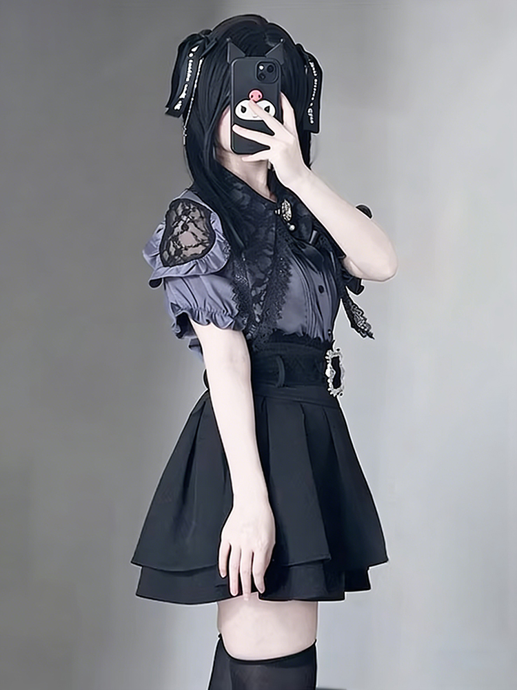 เสื้อสไตล์โกธิคเปิดไหล่และกระโ - Blouse Off Shoulder บทวิจารณ์และราคา