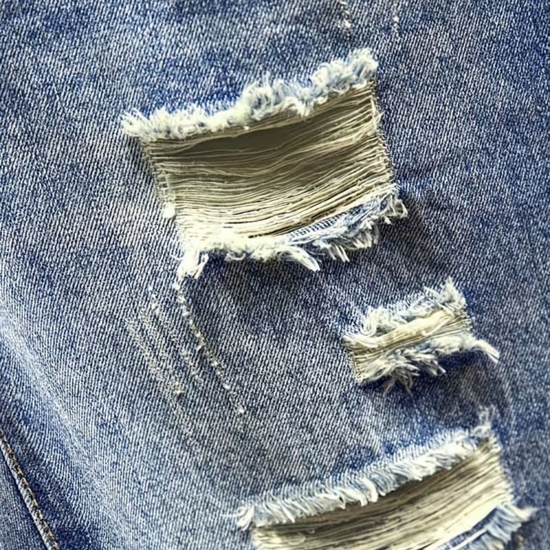 กางเกงยีนส์ขาสั้นสไตล์เกาหลีสำ - Shorts Denim Frayed บทวิจารณ์และราคา