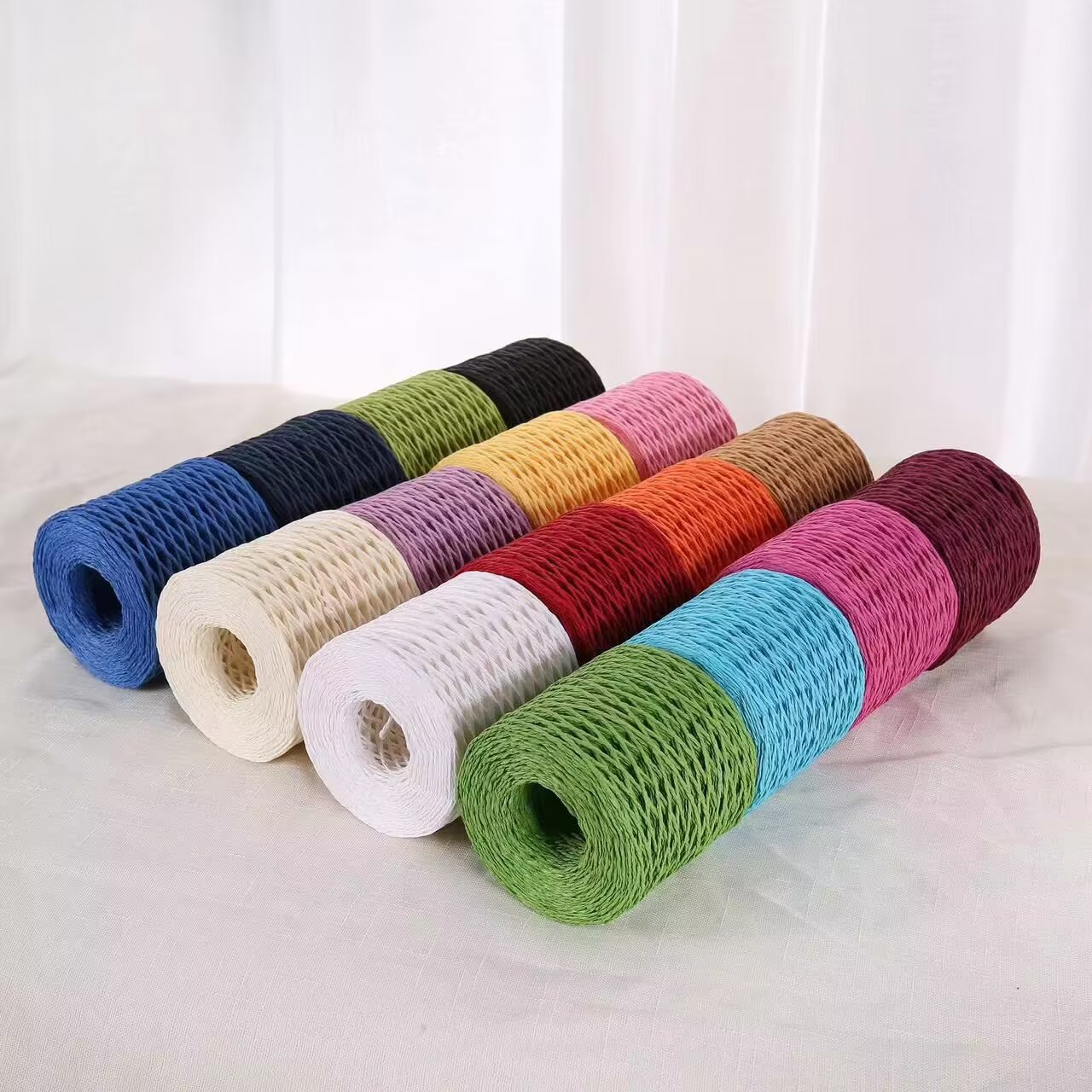 เส้นด้าย Raffia 190g, เส้นด้าย - Crochet Bag Raffia บทวิจารณ์และราคา