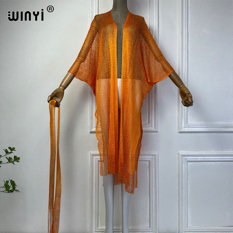 Winyi ชุดเดรสเซ็กซี่กิโมโนชายห - Cover Up Kaftan บทวิจารณ์และราคา