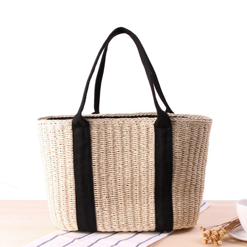 กระเป๋าฟางอินเทรนด์สำหรับผู้หญ - Crochet Bag Raffia บทวิจารณ์และราคา