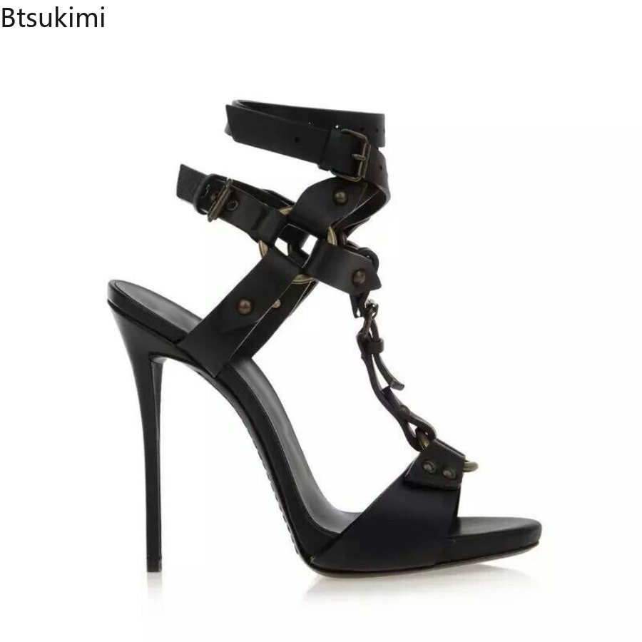 รองเท้าส้นสูงสไตล์กลาดิเอเตอร์ - Sandal Strappy Heeled บทวิจารณ์และราคา