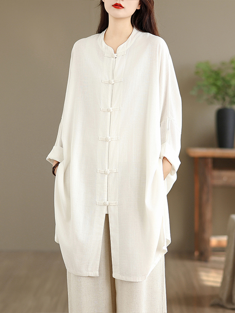 ชุดเซ็ตสองชิ้น เสื้อผ้าฝ้ายลิน - Linen Pant Wide บทวิจารณ์และราคา