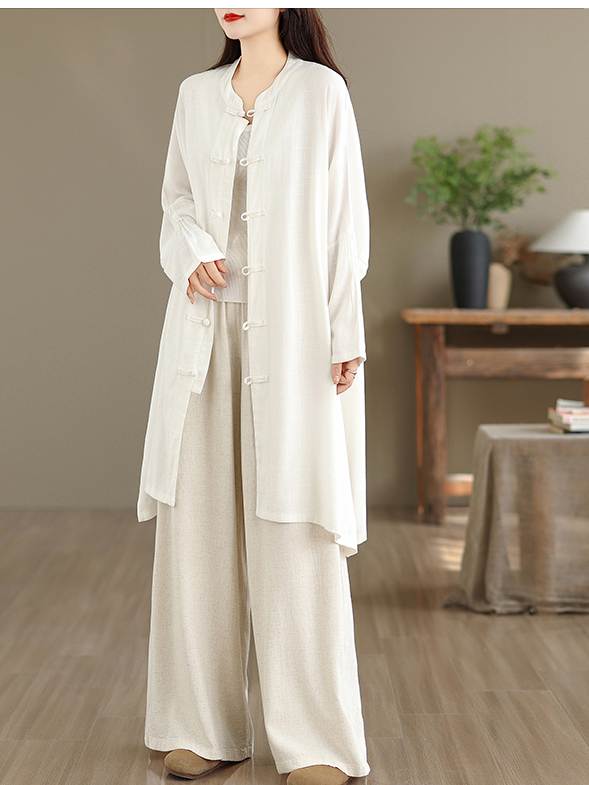 ชุดเซ็ตสองชิ้น เสื้อผ้าฝ้ายลิน - Linen Pant Wide บทวิจารณ์และราคา