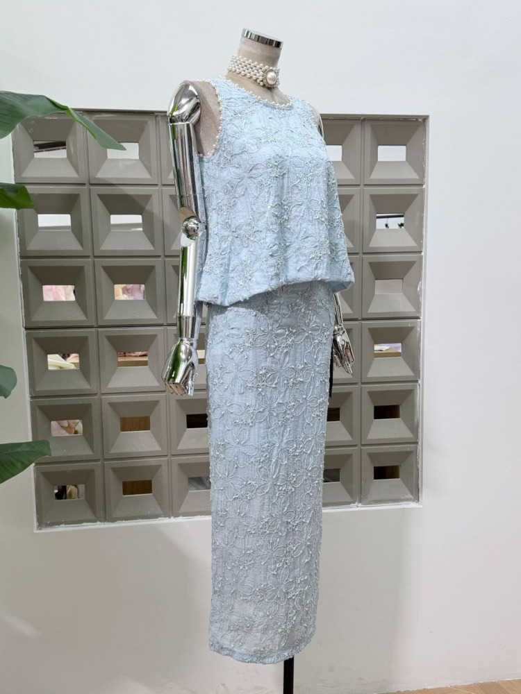 ชุดเซ็ตสองชิ้นลูกไม้สำหรับผู้ห - Midi Skirt Floral บทวิจารณ์และราคา