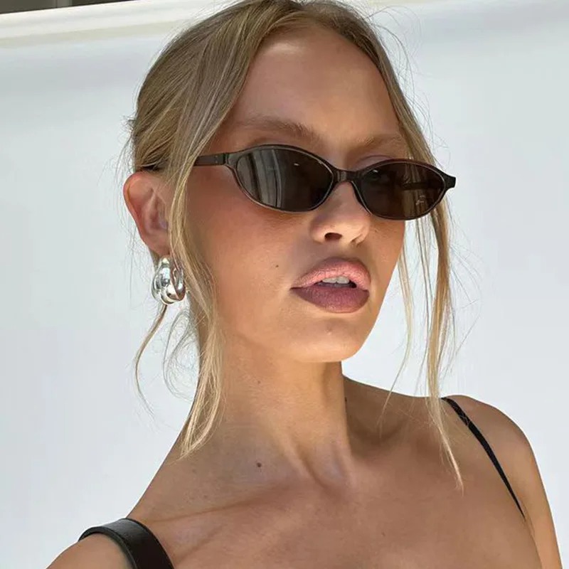 แว่นกันแดดทรงรีสไตล์เรโทร แฟชั - Sunglasses Cat Eye บทวิจารณ์และราคา