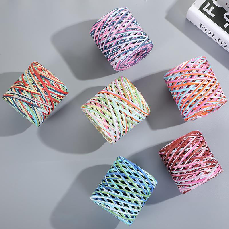 เชือกกระดาษราฟเฟีย 200 เมตร สำ - Crochet Bag Raffia บทวิจารณ์และราคา