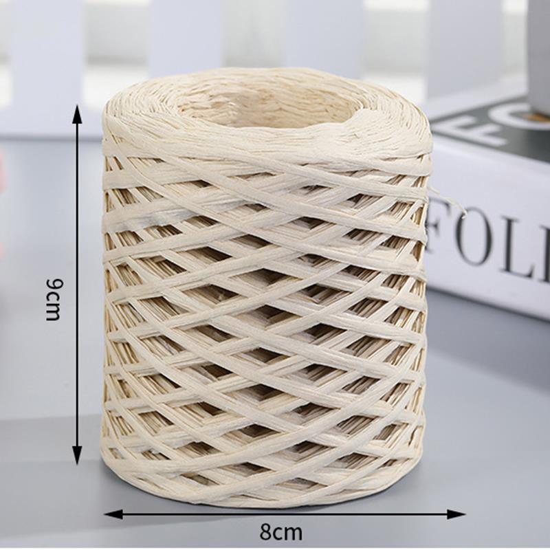 เชือกกระดาษราฟเฟีย 200 เมตร สำ - Crochet Bag Raffia บทวิจารณ์และราคา