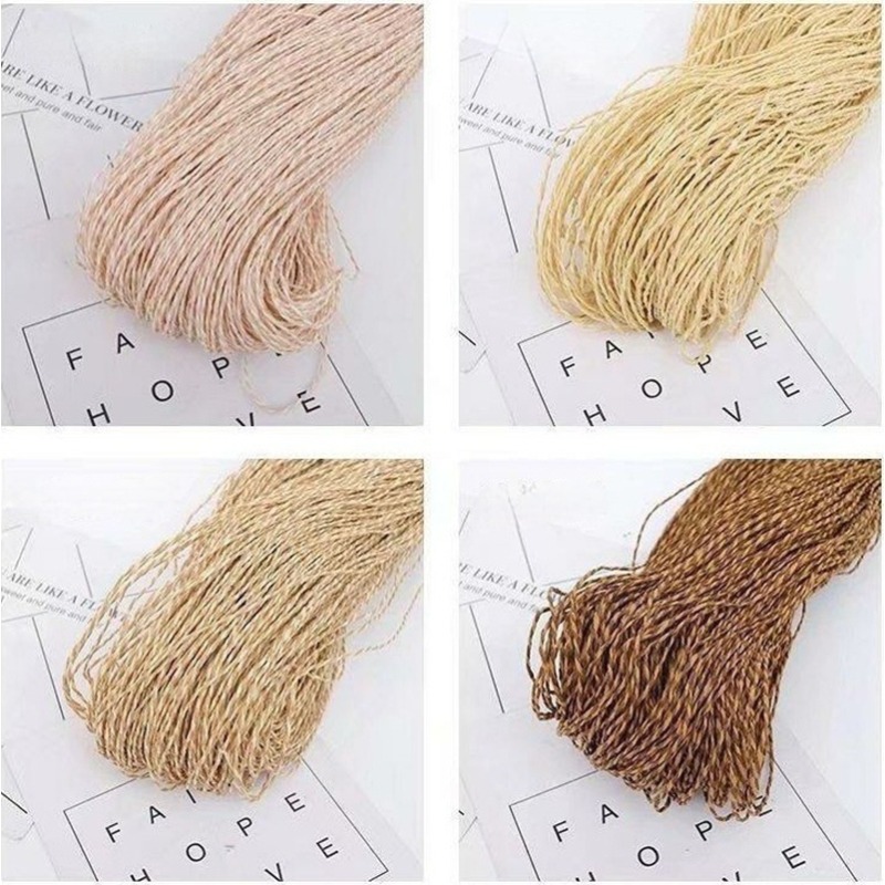 ไหมราฟเฟียฝ้าย 2 ชั้น น้ำหนัก  - Crochet Bag Raffia บทวิจารณ์และราคา
