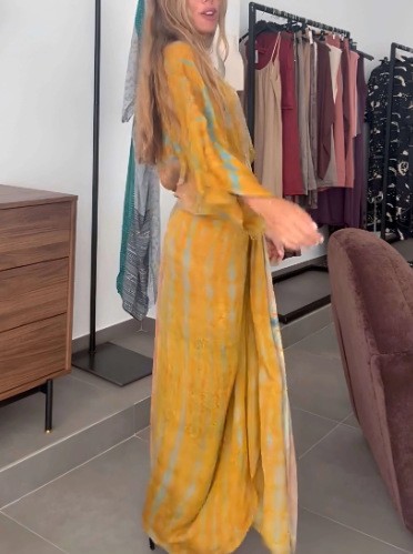 ชุดเดรสฤดูร้อน ชุดเดรสผ้าลินิน - Linen Dress Wrap บทวิจารณ์และราคา