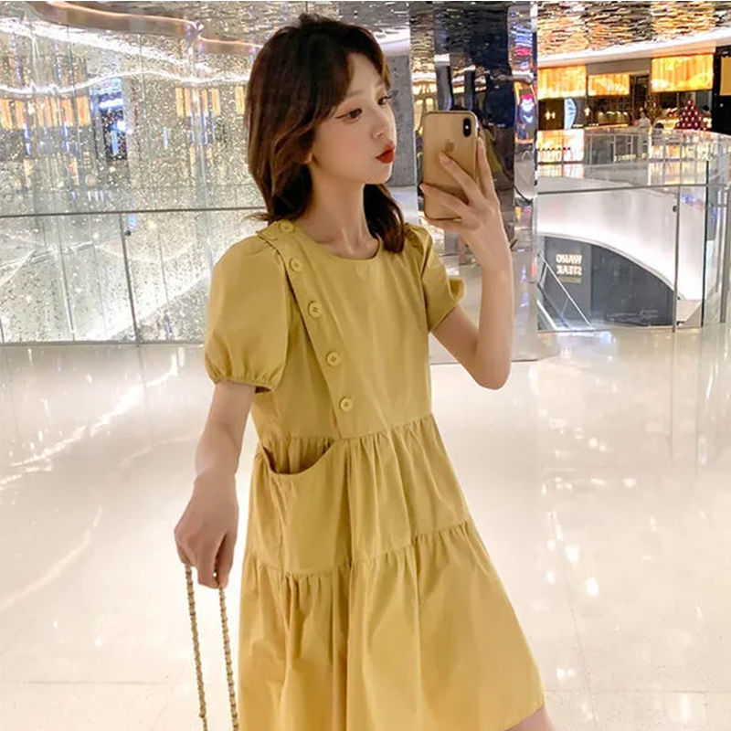 2021หลวมเกาหลี Casual Tunics พ - Linen Dress Wrap บทวิจารณ์และราคา