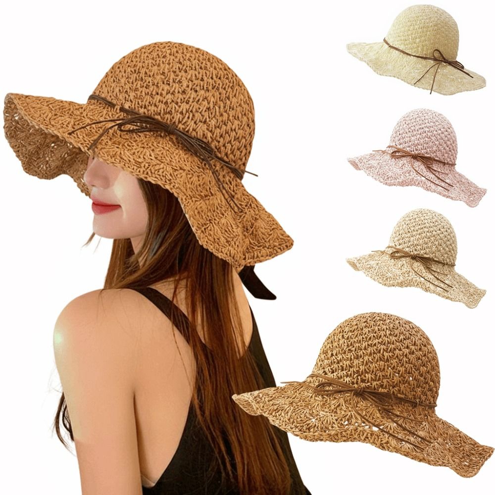 หมวกสานโครเชต์ปีกกว้างพับได้ ป - Hat Floppy Wide บทวิจารณ์และราคา