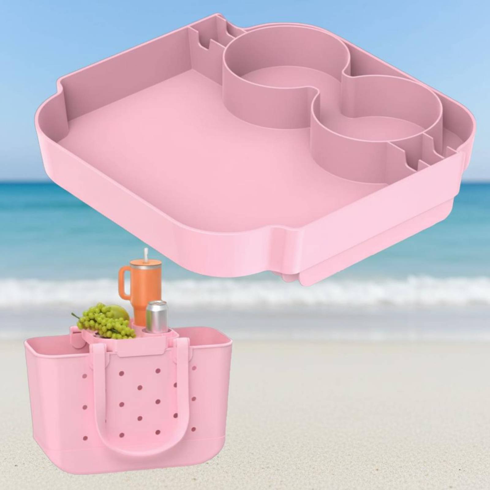 ถาดใส่กระเป๋าชายหาด ถาดใส่กระเ - Tote Bag Beach บทวิจารณ์และราคา