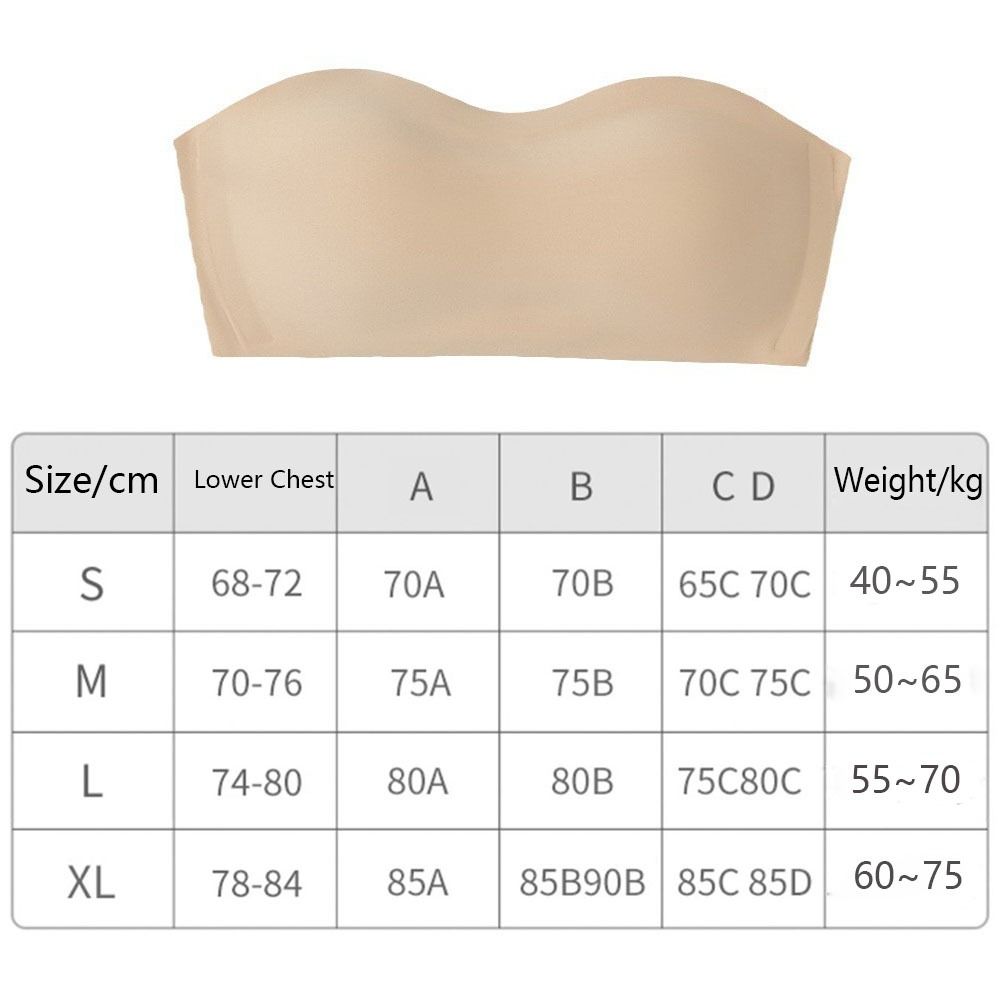 สีทึบ Strapless ห่อ Bra ที่มอง - Bralette Triangle Set บทวิจารณ์และราคา