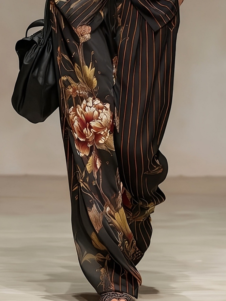ชุดเซ็ตผ้าชีฟองสำหรับผู้หญิง 2 - Romper Floral Print บทวิจารณ์และราคา