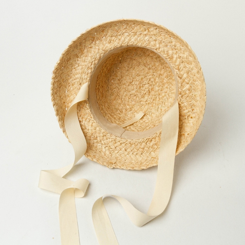 หมวกฟางถักมือสำหรับเด็กผู้หญิง - Hat Floppy Wide บทวิจารณ์และราคา