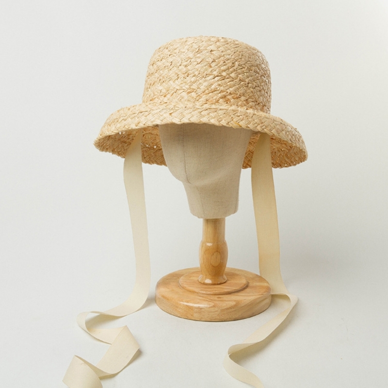 หมวกฟางถักมือสำหรับเด็กผู้หญิง - Hat Floppy Wide บทวิจารณ์และราคา