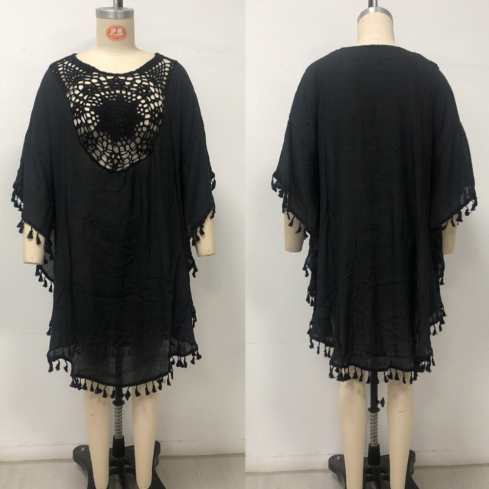 ชุดคลุมอาบน้ำแบบสี่เหลี่ยมคอเว - Cover Up Kaftan บทวิจารณ์และราคา