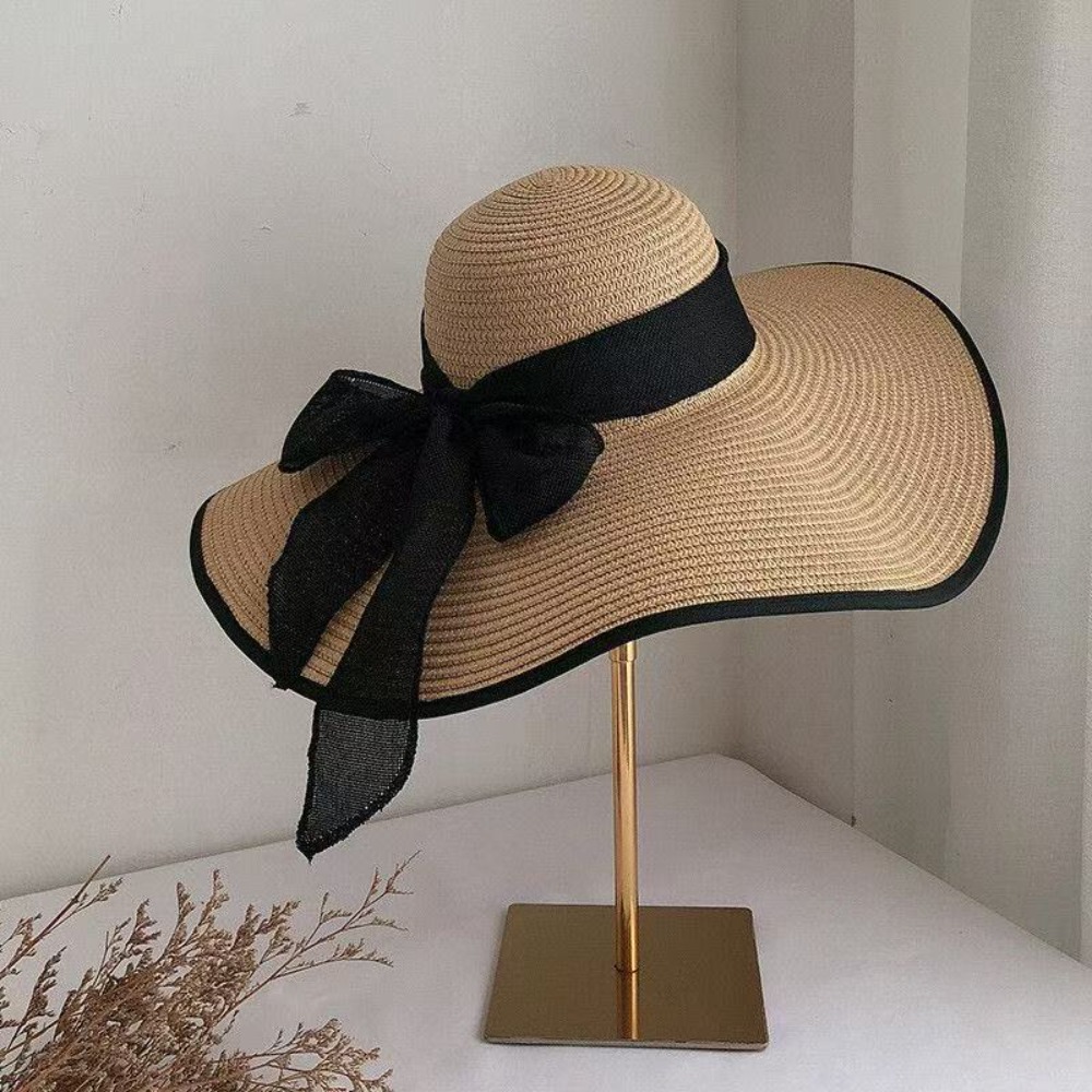 หมวกสานปีกกว้างสำหรับผู้หญิง ห - Hat Floppy Wide บทวิจารณ์และราคา