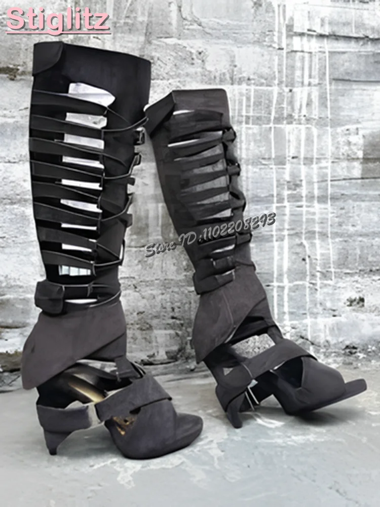 รองเท้าส้นสูงแบบรัดส้นสไตล์โรม - Sandal Strappy Heeled บทวิจารณ์และราคา