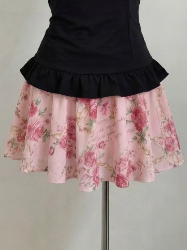 ชุดเซ็ตสองชิ้นลายดอกไม้หวานๆ ส - Romper Floral Print บทวิจารณ์และราคา